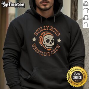 Good Stilly Boys Wrestling Crew Hoodie featuring a bold design, perfect for fans and athletes of the wrestling team.