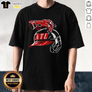 Nice Atlanta Braves ATL Head Scratch T-Shirt featuring a stylish design, perfect for fans and casual wear.