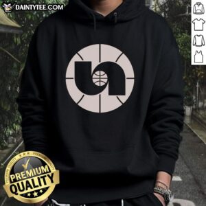 1980s Nebraska basketball logo hoodie featuring retro design, perfect for fans and vintage apparel lovers.