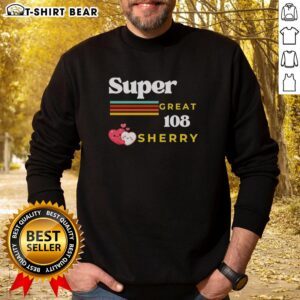 Good Super Great 108 Sherry Retro Sweatshirt in vibrant colors, perfect for casual outfits and retro style lovers.