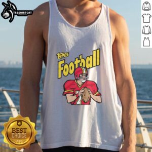 Stylish Good Topps football quarterback tank top in vibrant colors, perfect for sports fans and summer wear.