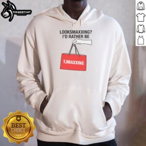 Stylish 'Nice Looksmaxxing' hoodie featuring a trendy design, perfect for casual wear and self-improvement enthusiasts.