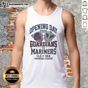 Awesome Guardians vs Mariners CLE at Sea 2026 sport tank top featuring vibrant team logos and stylish design.