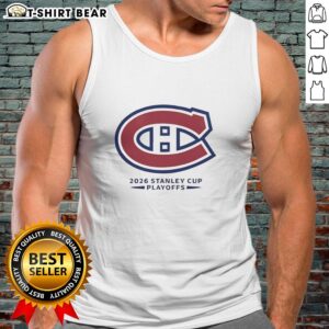 Nice Montreal Canadiens NHL 2026 Stanley Cup Playoffs tank top featuring team logo and vibrant colors for fans.