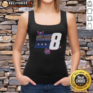Awesome Alexander Ovechkin 8 Washington Capitals tank top celebrating NHL all-time goals scoring leader.