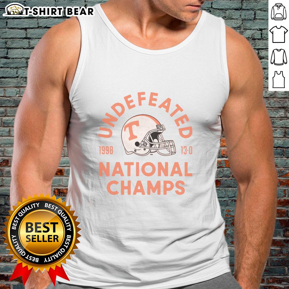 Good 1998 Ut Football National Champs Tank Top Alt Text: Good 1998 Utah Football National Champs tank top featuring bold graphics celebrating the championship victory.