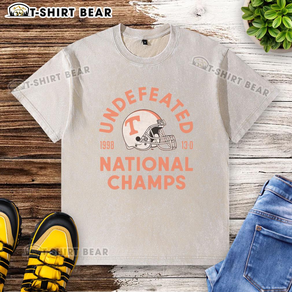 Good 1998 Ut Football National Champs Washed T Shirt Good 1998 Utah Football National Champs washed t-shirt featuring vintage design and team colors for sports enthusiasts.
