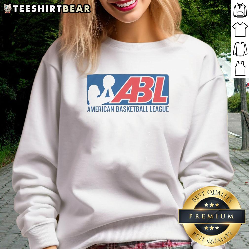good-american-basketball-league-logo-sweatshirt Good American Basketball League logo sweatshirt featuring a stylish design, perfect for fans and casual wear.