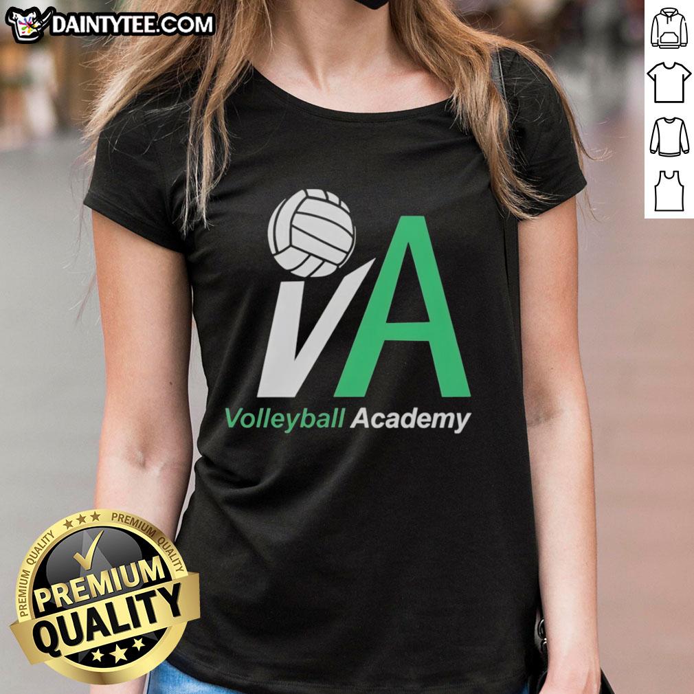 good-american-sweatshop-daisy-moriarty-volleyball-academy-ladies-tee Good American Sweatshop Daisy Moriarty Volleyball Academy ladies tee featuring a stylish design for volleyball enthusiasts.