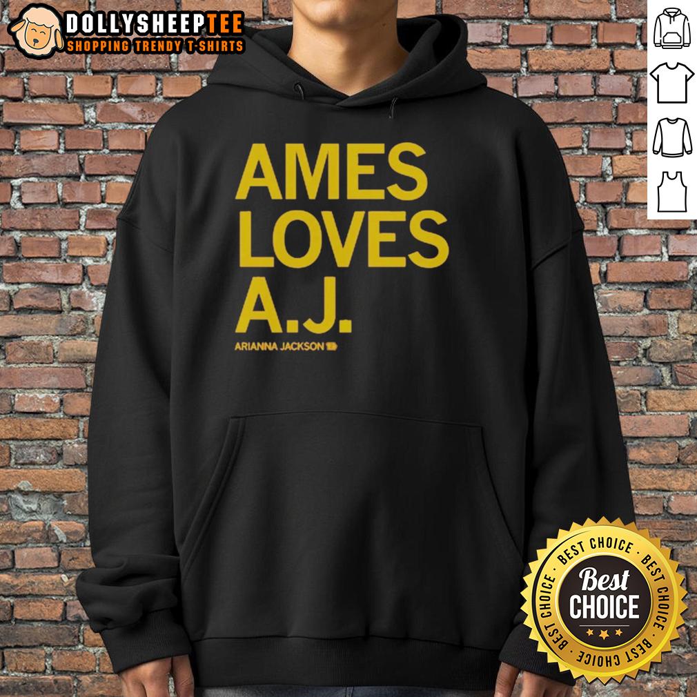 Good Ames Loves A J Arianna Jackson Hoodie Good Ames Loves A J Arianna Jackson Hoodie in stylish design, perfect for casual wear and showcasing unique fashion.