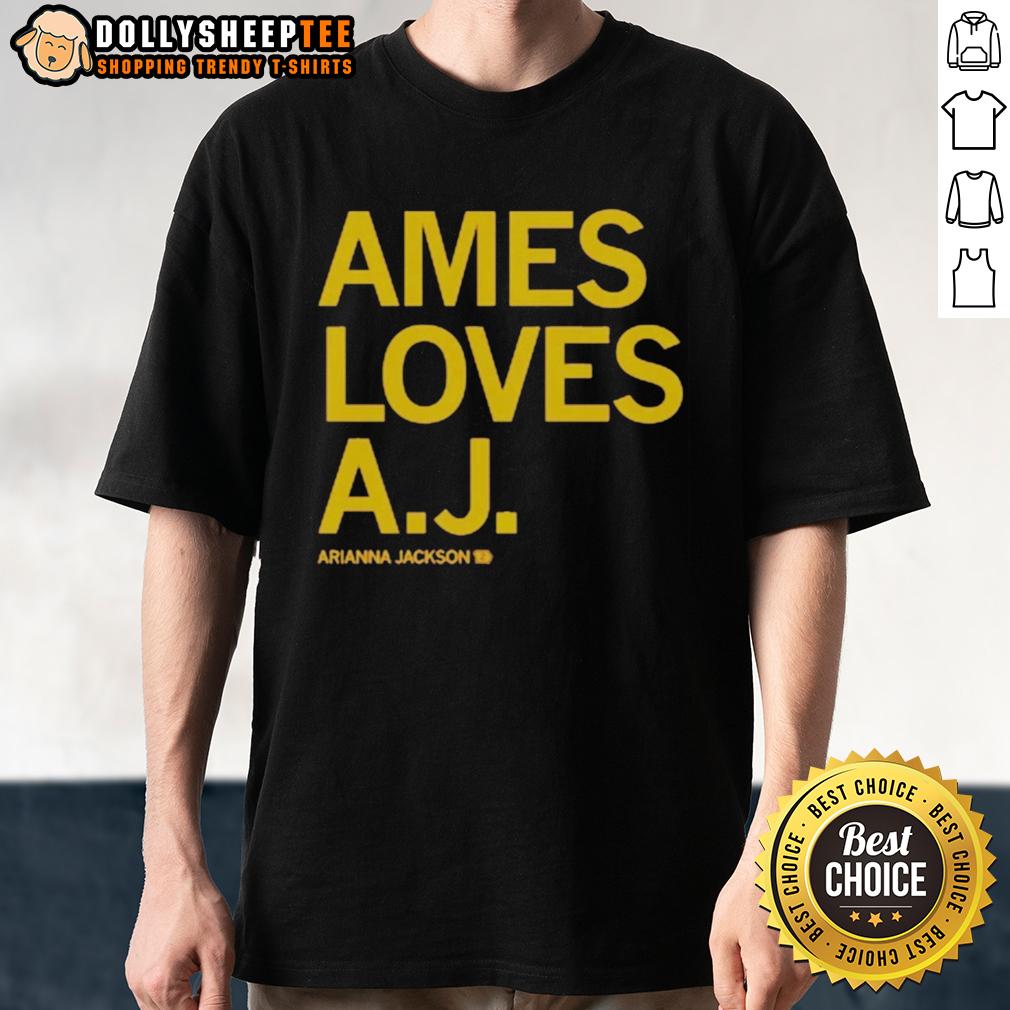 Good Ames Loves A J Arianna Jackson T Shirt Good Ames Loves A J Arianna Jackson T-Shirt featuring vibrant design and comfortable fit, perfect for fans.