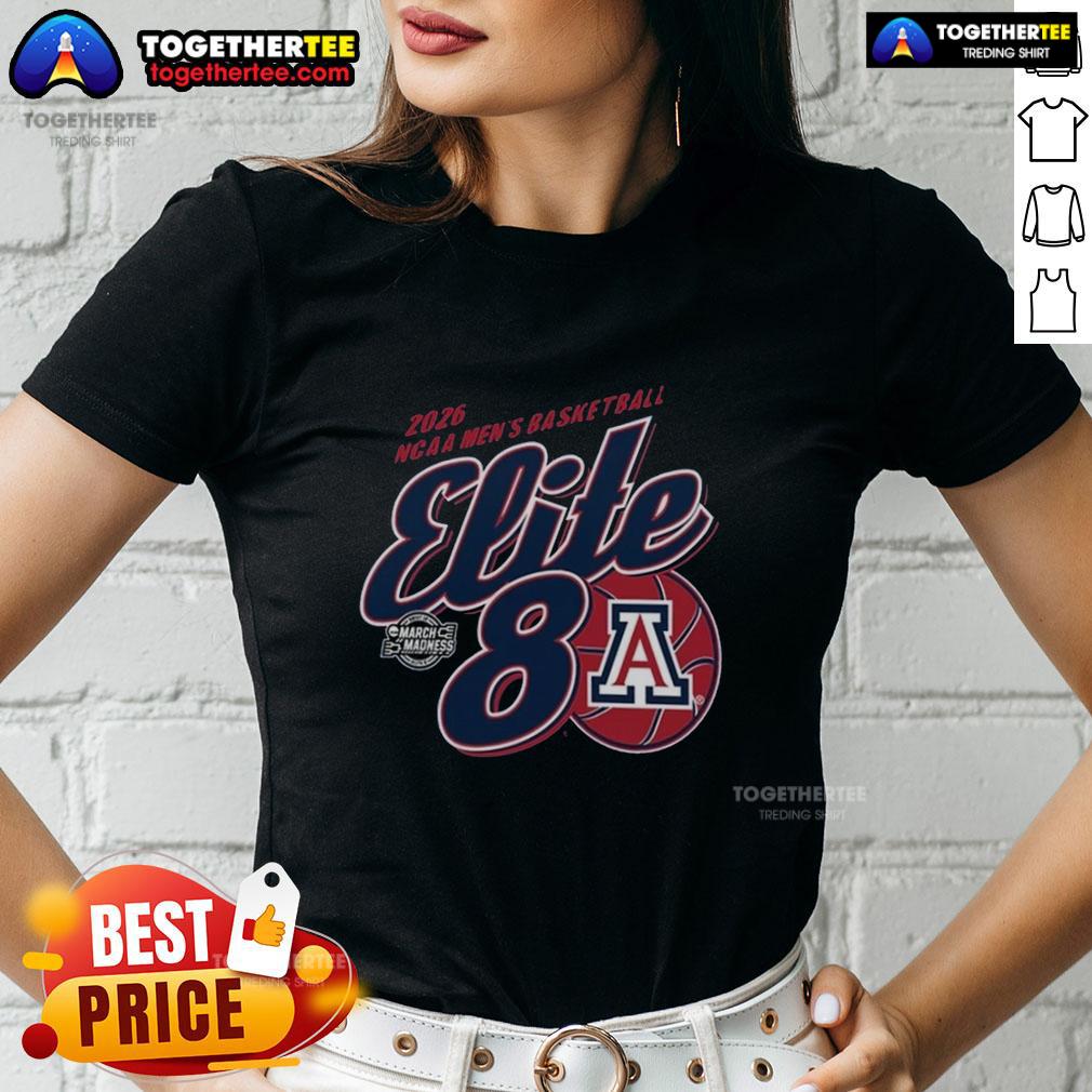 Good Arizona Wildcats Men'S Basketball Elite 8 March Madness Ladies Tee Arizona Wildcats Men's Basketball Elite 8 March Madness ladies tee featuring team logo and vibrant colors.