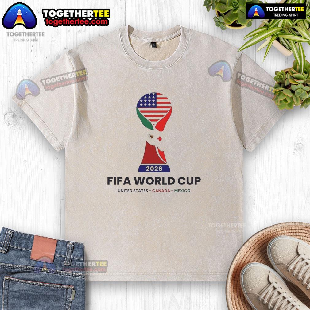 Good Bad Bunny 2026 Fifa World Cup United States Canada Mexico Washed T Shirt Good Bad Bunny 2026 FIFA World Cup T-shirt featuring a vintage design for the United States, Canada, and Mexico.