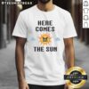 Good Beware The Sun Here Comes The Sun Mario T-Shirt featuring vibrant graphics inspired by the iconic video game character.
