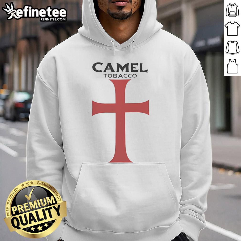 good-camel-tobacco-having-red-templar-graphic-hoodie Good Camel Tobacco graphic hoodie with a vibrant red Templar design, perfect for casual wear and tobacco enthusiasts.
