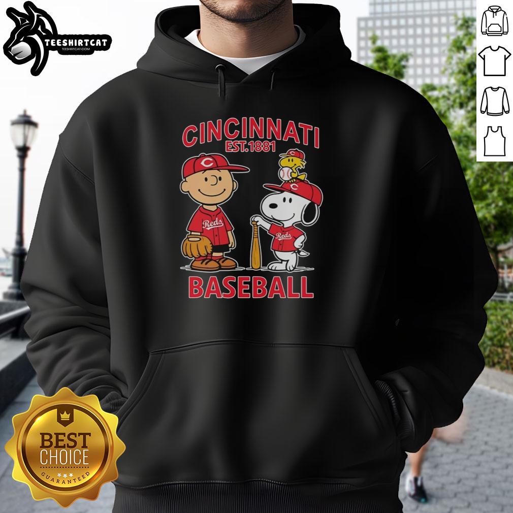 good-charlie-brown-snoopy-and-woodstock-with-cincinnati-reds-baseball-jersey-est-1881-hoodie Alt Text: Good Charlie Brown, Snoopy, and Woodstock in Cincinnati Reds baseball jersey hoodie, est. 1881, perfect for fans.