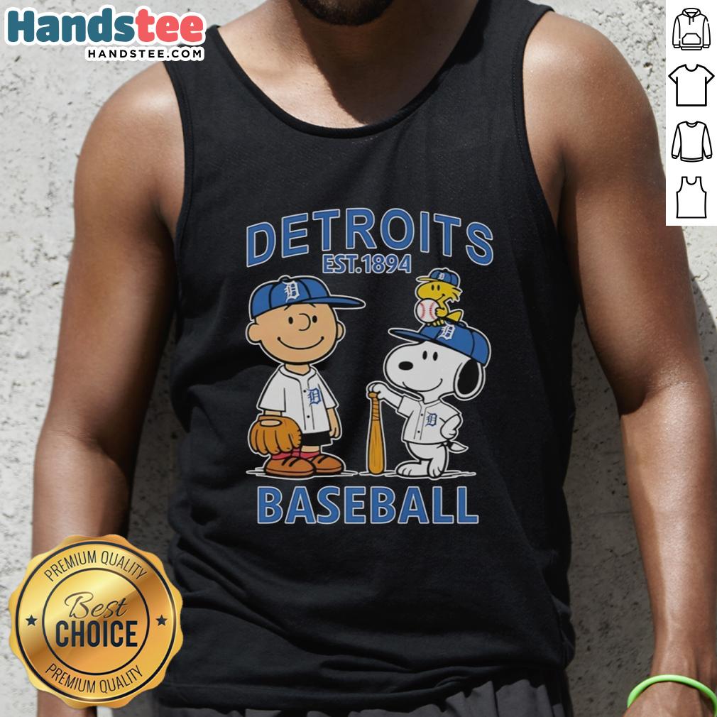 good-charlie-brown-snoopy-and-woodstock-with-detroit-tigers-baseball-jersey-est-1894-tank-top Good Charlie Brown, Snoopy, and Woodstock in Detroit Tigers baseball jersey tank top, est. 1894, perfect for fans.