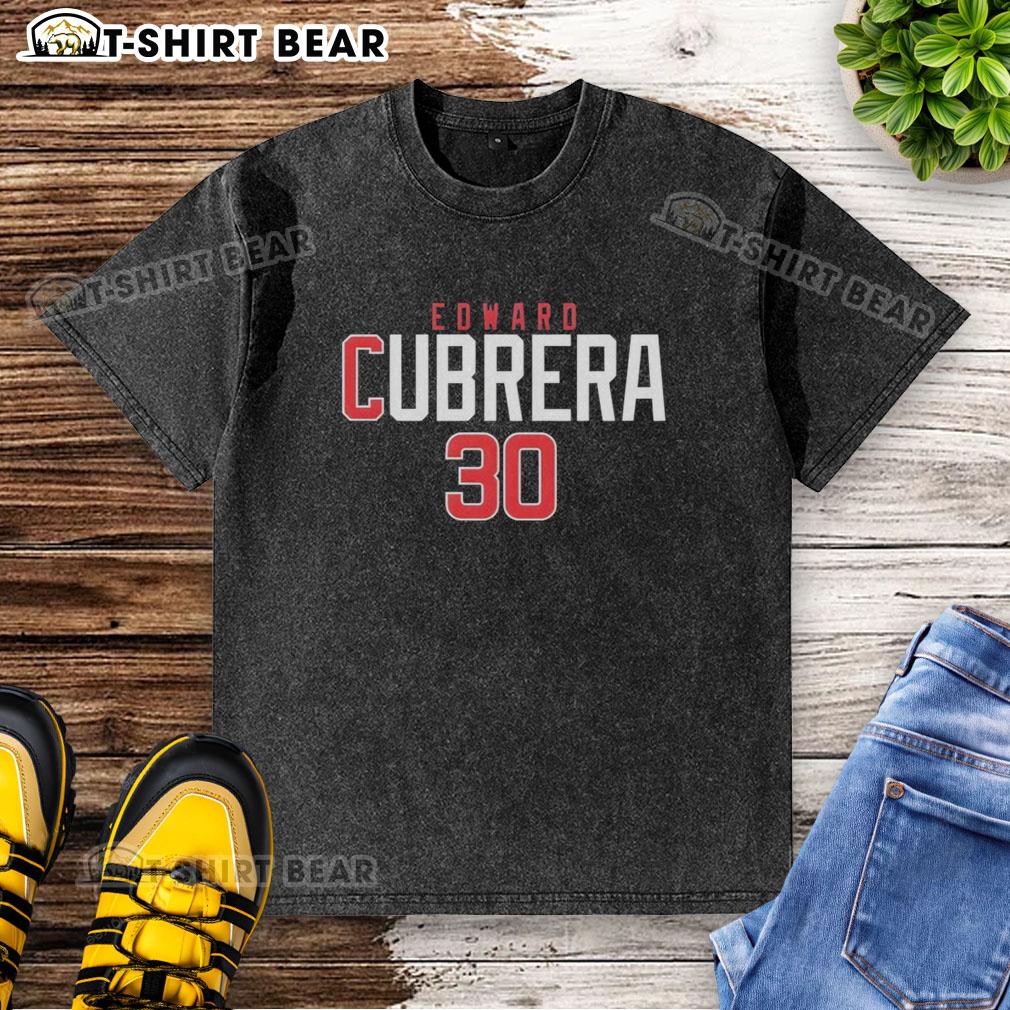 Good Edward Cabrera 30 Chicago Cubs Washed T Shirt Good Edward Cabrera 30 Chicago Cubs washed t-shirt, featuring a vintage design and team logo, perfect for fans.