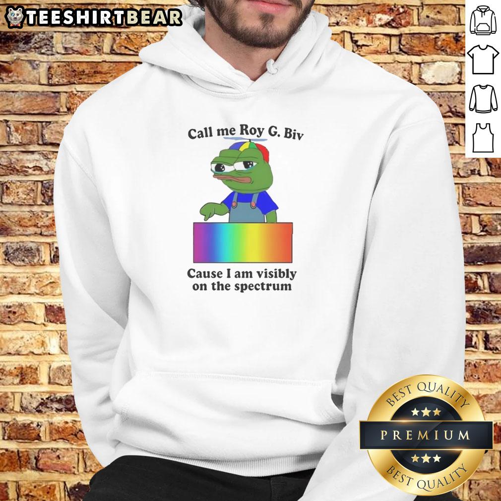 good-frog-call-me-roy-g-biv-cause-i-am-visibly-on-the-spectrum-hoodie Alt Text: Good Frog Call Me Roy G. Biv hoodie showcasing vibrant colors, perfect for those embracing individuality and pride.