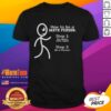 Stickman t-shirt design featuring the phrase 'Good How To Be A Math People' - perfect for math enthusiasts.
