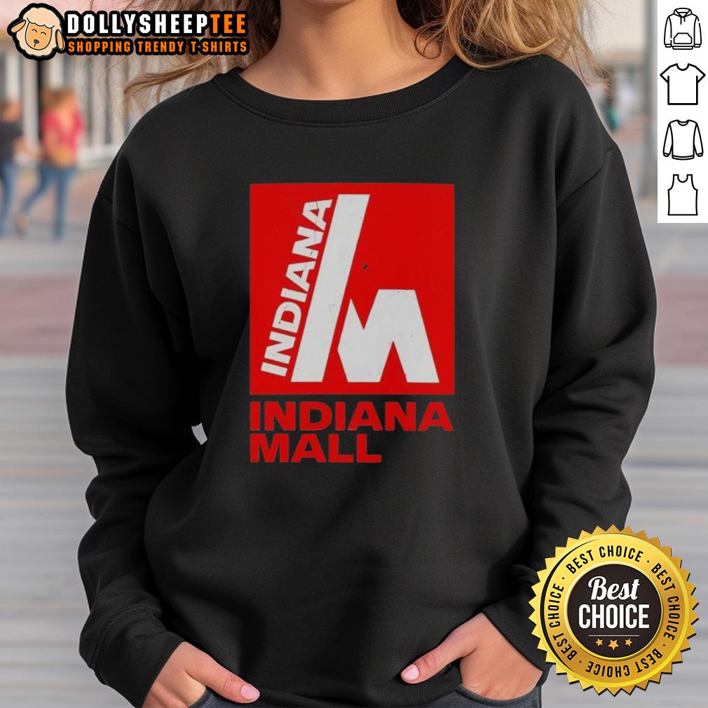 Good Indiana Mall Indiana Pa Sweatshirt Cozy Good Indiana Mall sweatshirt displayed on a hanger, showcasing Indiana PA style and comfort for local fans.