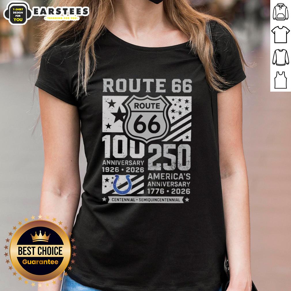 good-indianapolis-colts-route-66-centennial-100th-anniversary-1926-2026-250th-america-anniversary-ladies-tee Indianapolis Colts Route 66 Centennial 100th Anniversary ladies tee for America's 250th anniversary, 1926-2026.