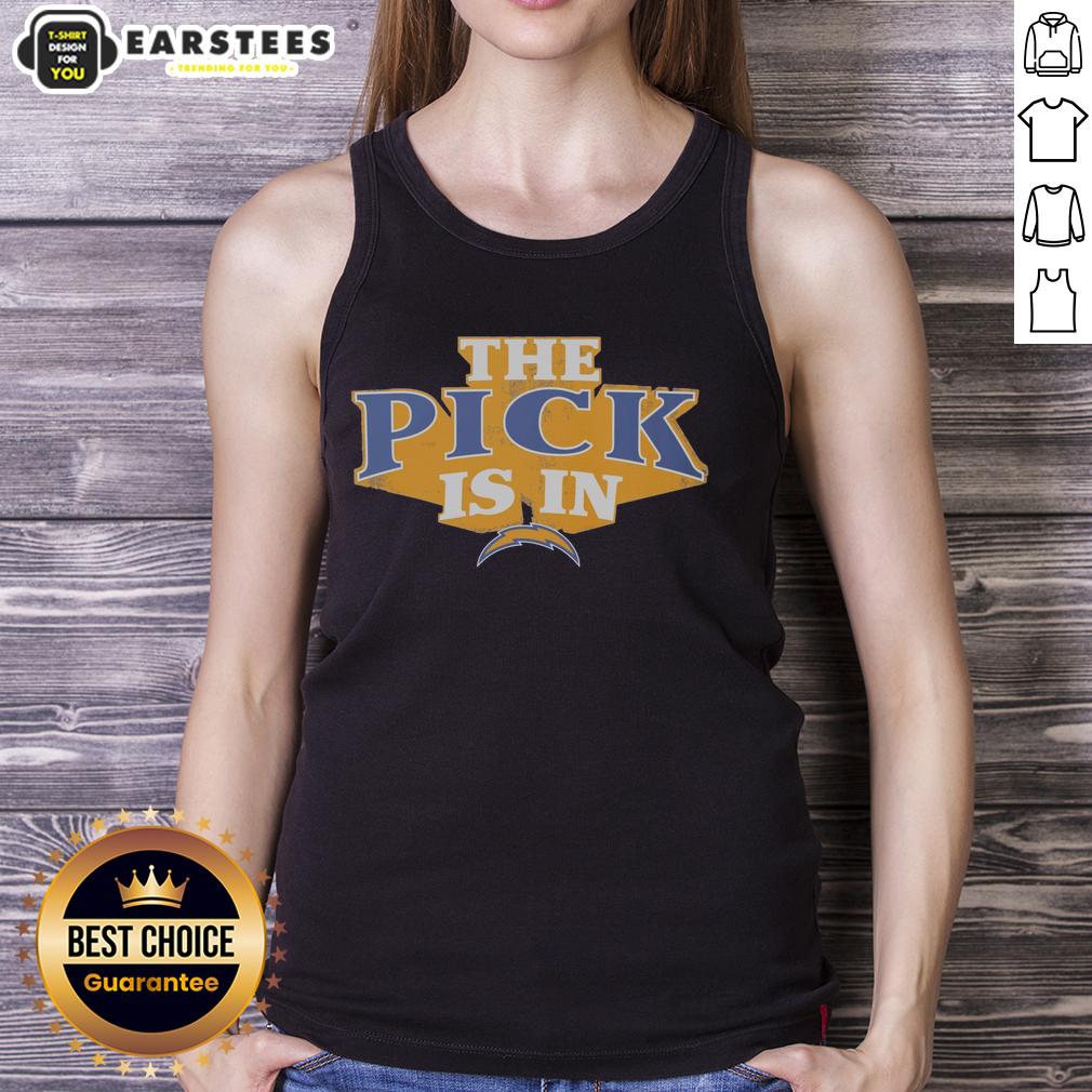 good-los-angeles-chargers-pick-is-in-tank-top Good Los Angeles Chargers pick is in tank top showcasing team spirit at a game or event.