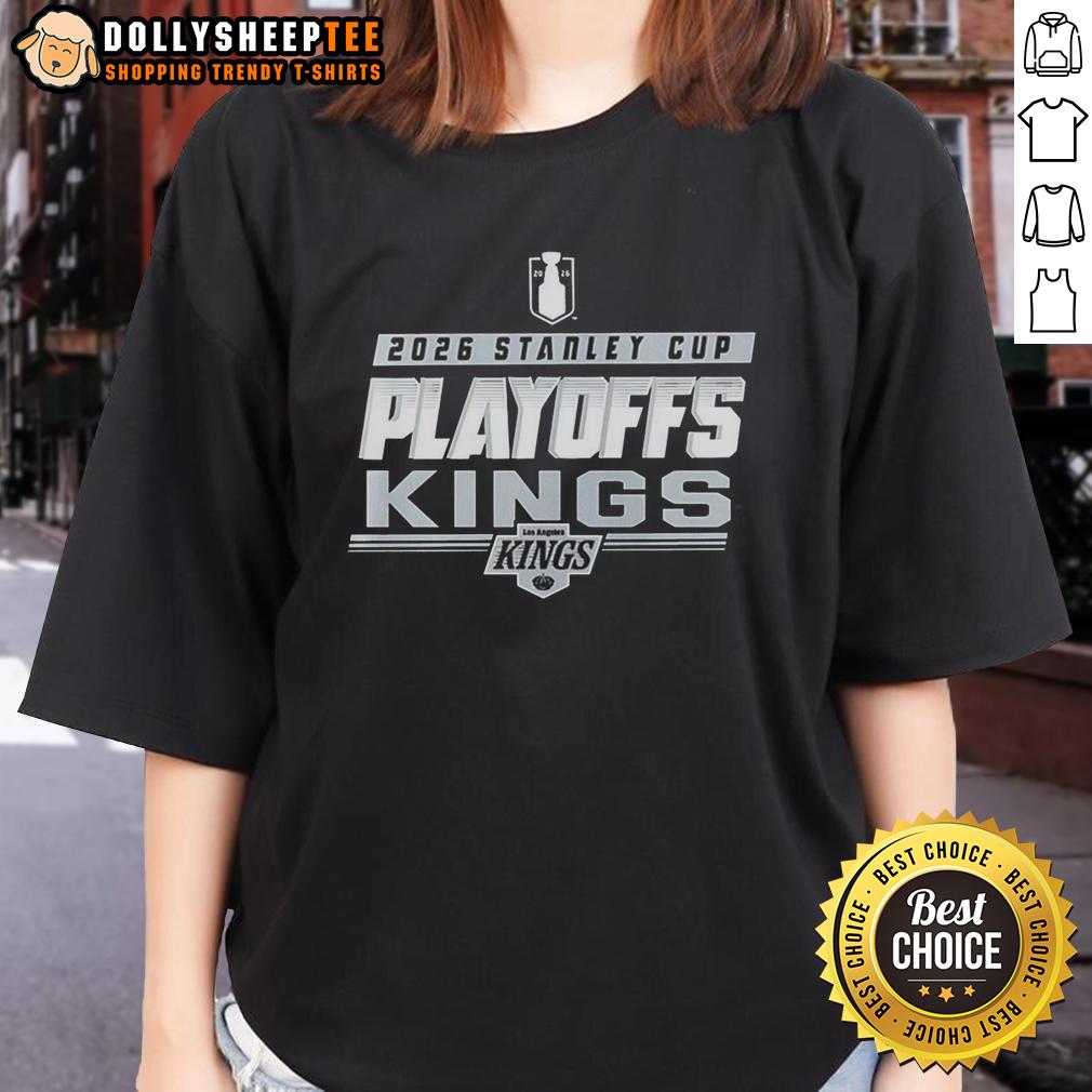 Good Los Angeles Kings Nhl 2026 Stanley Cup Playoffs Ladies Tee Los Angeles Kings NHL 2026 Stanley Cup Playoffs ladies tee featuring team logo and stylish design for female fans.