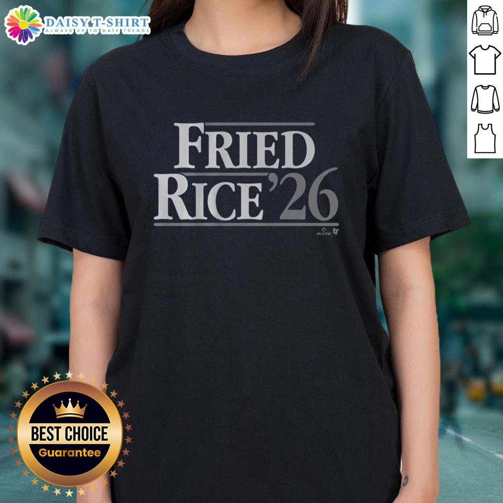 Good Max Fried Ben Rice '26 Ladies Tee Good Max Fried Ben Rice 26 Ladies Tee featuring a stylish design and comfortable fit for fans of the Atlanta Braves.