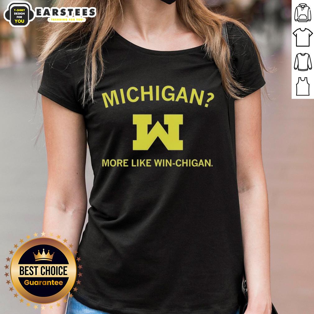 good-michigan-more-like-winchigan-ncaa-michigan-wolverines-ladies-tee Michigan Wolverines ladies tee featuring 'More Like Winchigan' design, perfect for NCAA fans and game day attire.