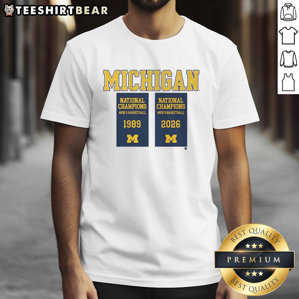 good-michigan-wolverines-mbb-2026-national-champions-banners-t-shirt Good Michigan Wolverines MBB 2026 National Champions Banners T-Shirt showcasing team pride and championship spirit.