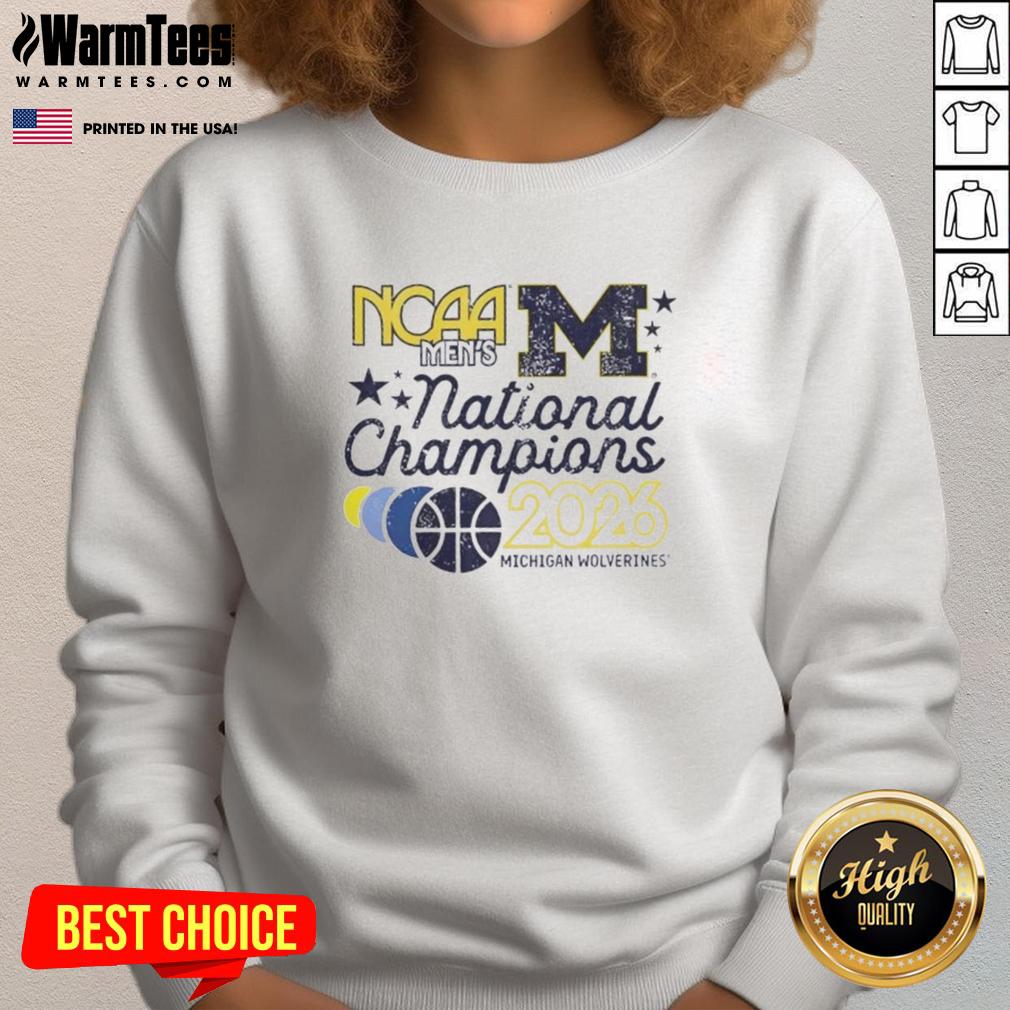 good-ncaa-mens-national-champions-2026-michigan-wolverines-basketball-sweatshirt 2026 Michigan Wolverines NCAA Men's National Champions basketball sweatshirt, featuring vibrant team colors and logo.