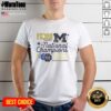 Alt Text: 2026 NCAA Men's National Champions Michigan Wolverines Basketball T-Shirt featuring the team's logo and championship design.