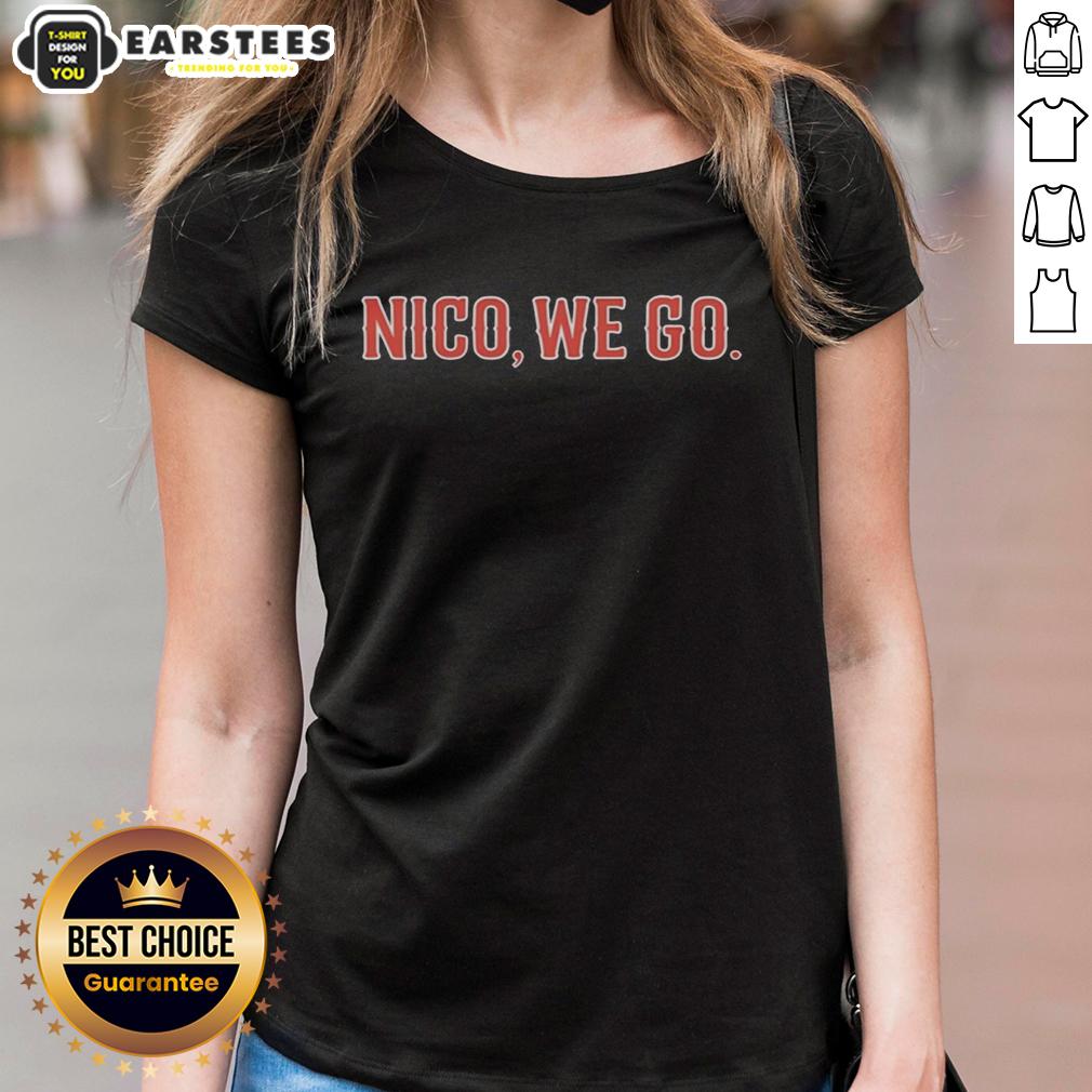 good-nico-we-go-nico-hoerner-chicago-cubs-baseball-ladies-tee Alt Text: Good Nico We Go Nico Hoerner Chicago Cubs Baseball Ladies Tee featuring stylish design for female fans.