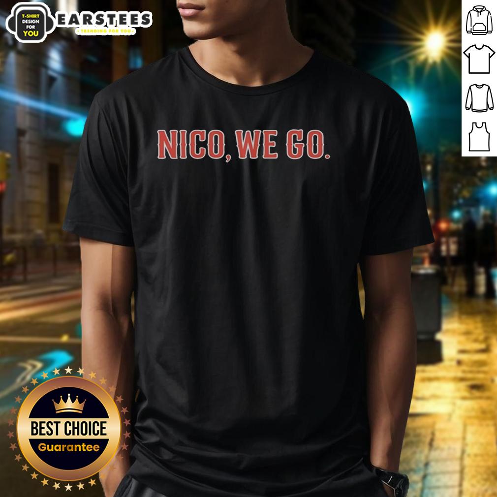 good-nico-we-go-nico-hoerner-chicago-cubs-baseball-t-shirt Alt Text: Good Nico We Go Nico Hoerner Chicago Cubs baseball T-shirt showcasing team spirit and stylish design.