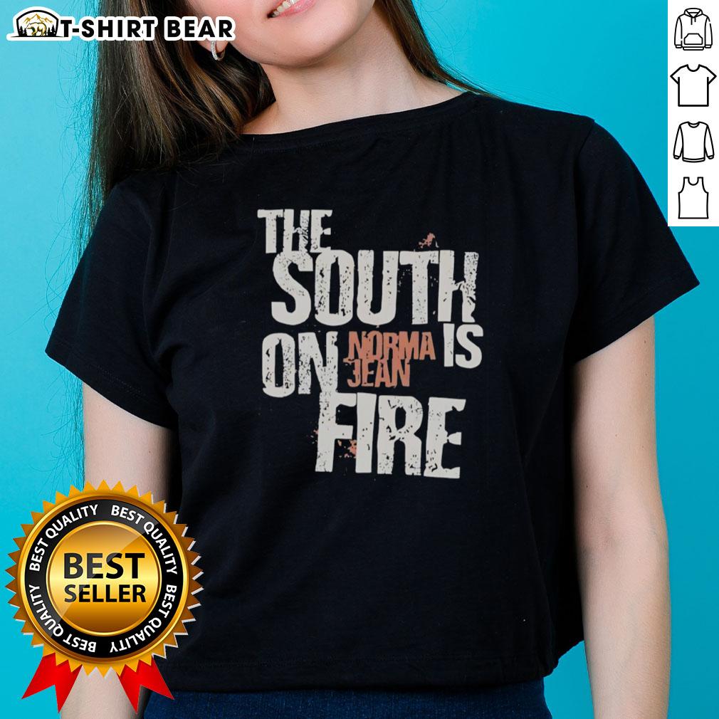 Good Norma Jean The South Is On Fire Ladies Tee Good Norma Jean The South Is On Fire ladies tee featuring vibrant colors and stylish design for trendy summer fashion.