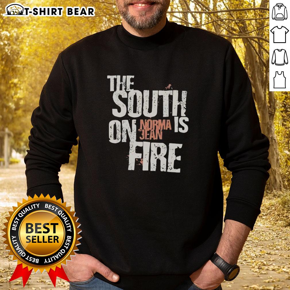 Good Norma Jean The South Is On Fire Sweatshirt Good Norma Jean 'The South Is On Fire' sweatshirt featuring vibrant design and cozy fit, perfect for Southern style lovers.