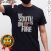 Alt Text: Good Norma Jean The South Is On Fire T-Shirt featuring a bold graphic design and vibrant colors, perfect for fans.