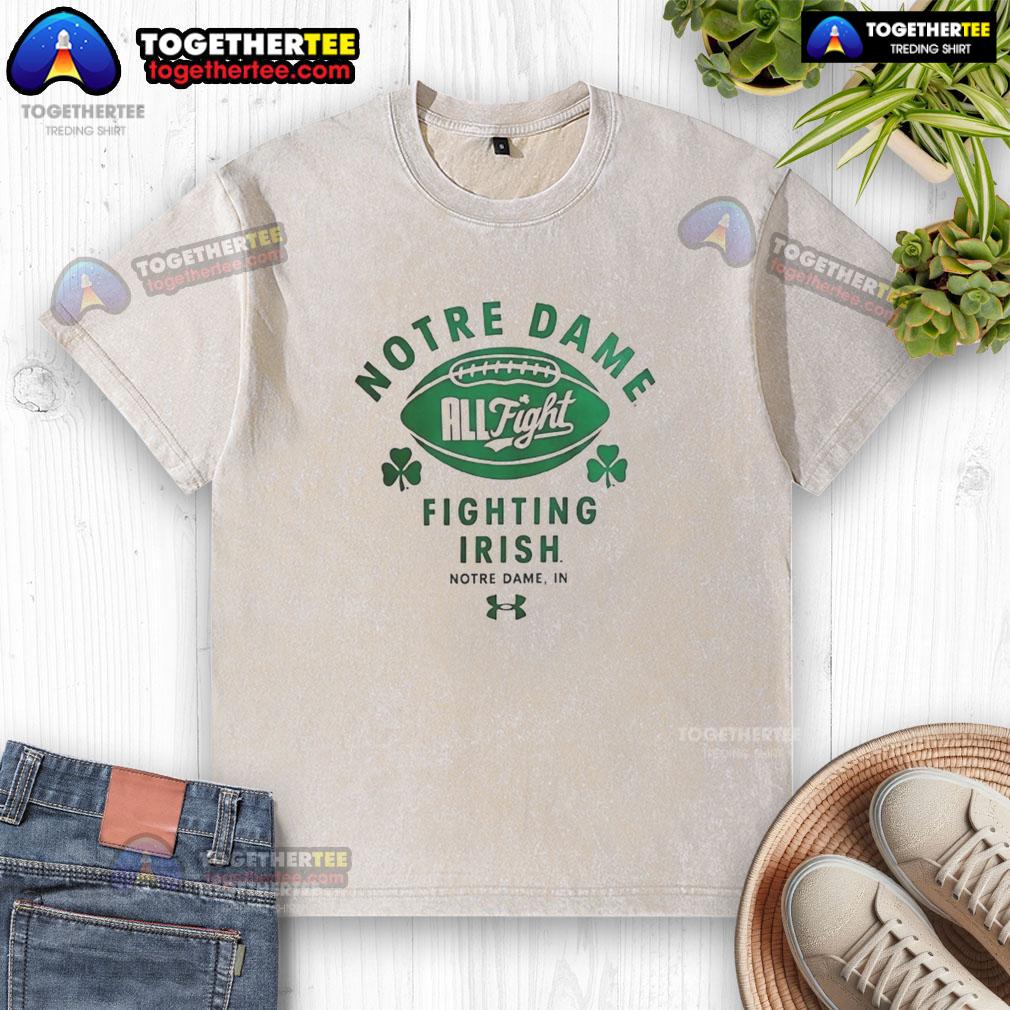 Good Notre Dame All Fight Fighting Irish Washed T Shirt