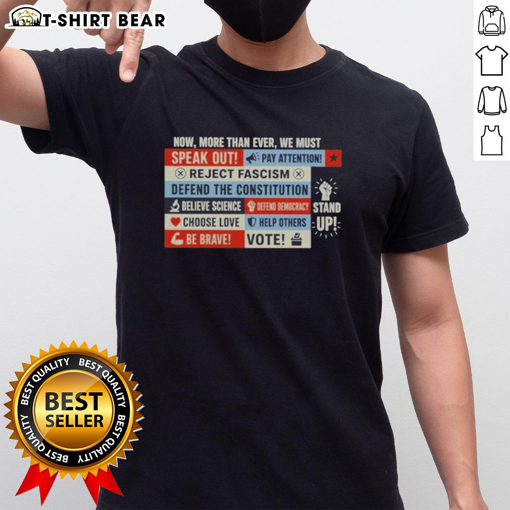 Good Now More Than Ever We Must Feminist T Shirt Good Now More Than Ever We Must Feminist T-Shirt featuring bold text promoting women's empowerment and equality.