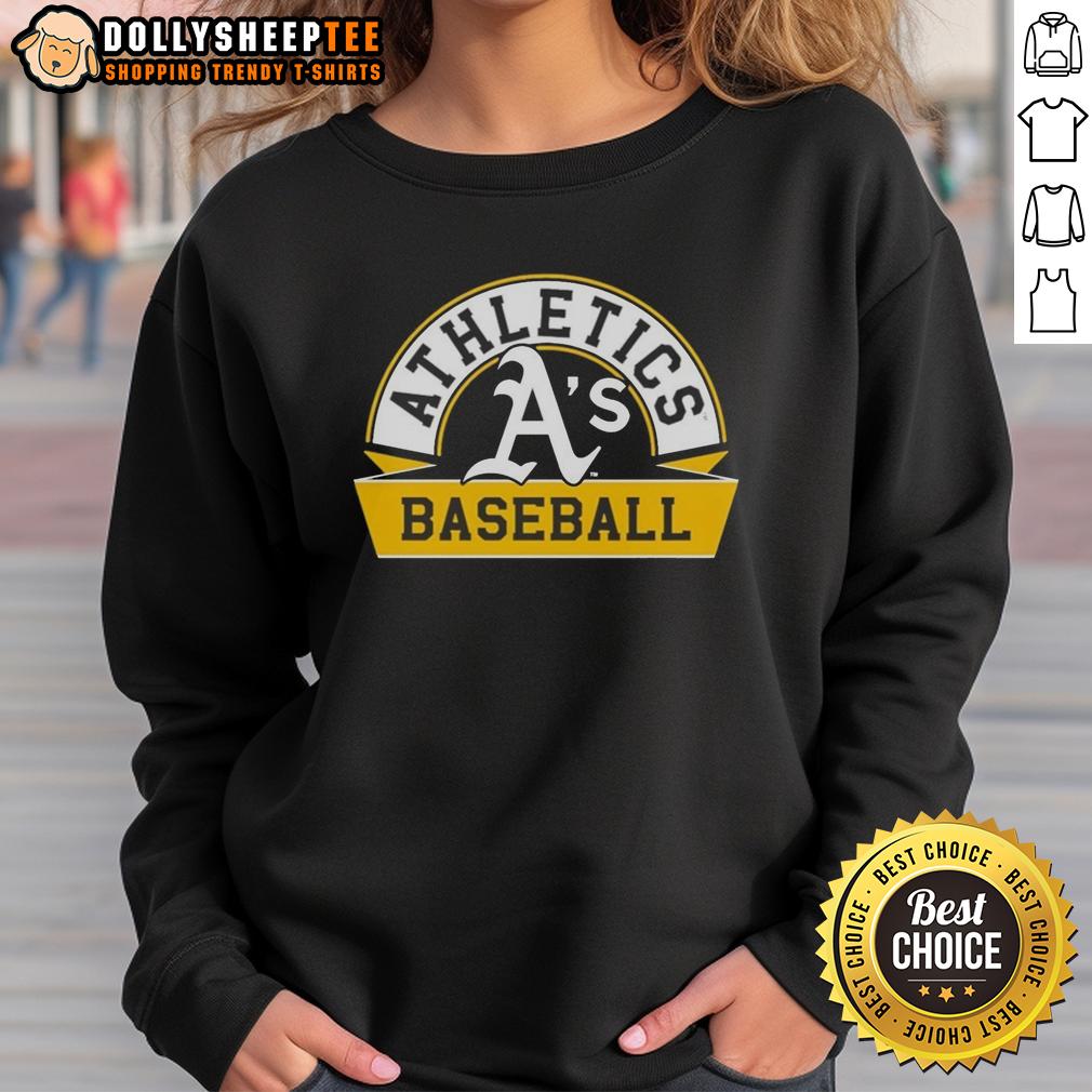 Good Oakland Athletics Phase Banner Arch Sweatshirt Alt Text: Good Oakland Athletics Phase Banner Arch Sweatshirt featuring team colors and logo, perfect for fans and casual wear.