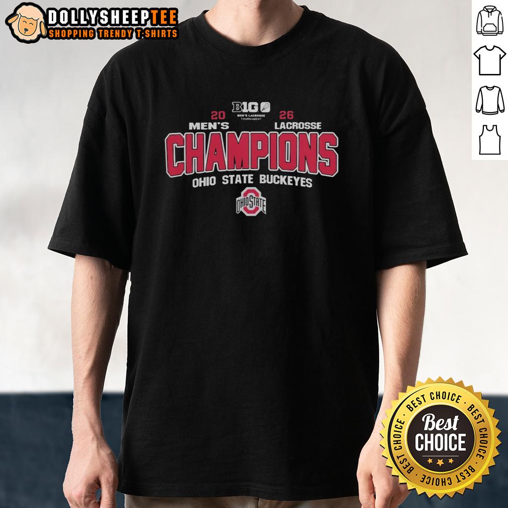 Good Ohio State Buckeyes Men's Lacrosse 2026 Big Ten Conference Champions T-Shirt