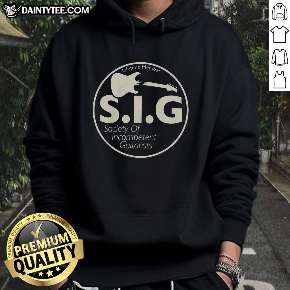 good-society-of-incompetent-guitarists-hoodie Good Society of Incompetent Guitarists hoodie featuring a stylish design for music lovers and aspiring guitarists.