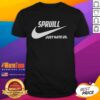 Good Spruill Just Hate Us Parody Logo T-Shirt featuring a humorous design, perfect for fans of parody apparel.
