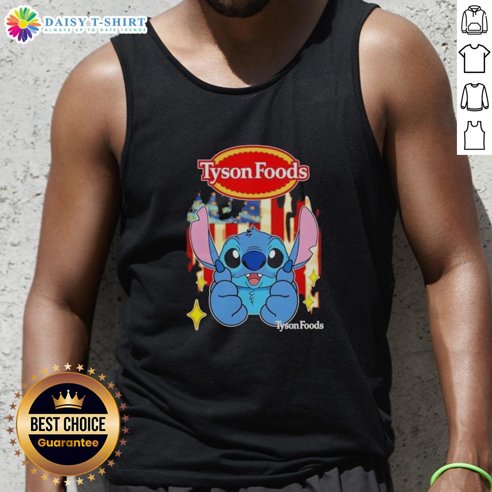 Good Stitch Like Tyson Foods Usa Flag Tank Top Good Stitch Like Tyson Foods USA Flag Tank Top featuring a patriotic design perfect for summer wear.