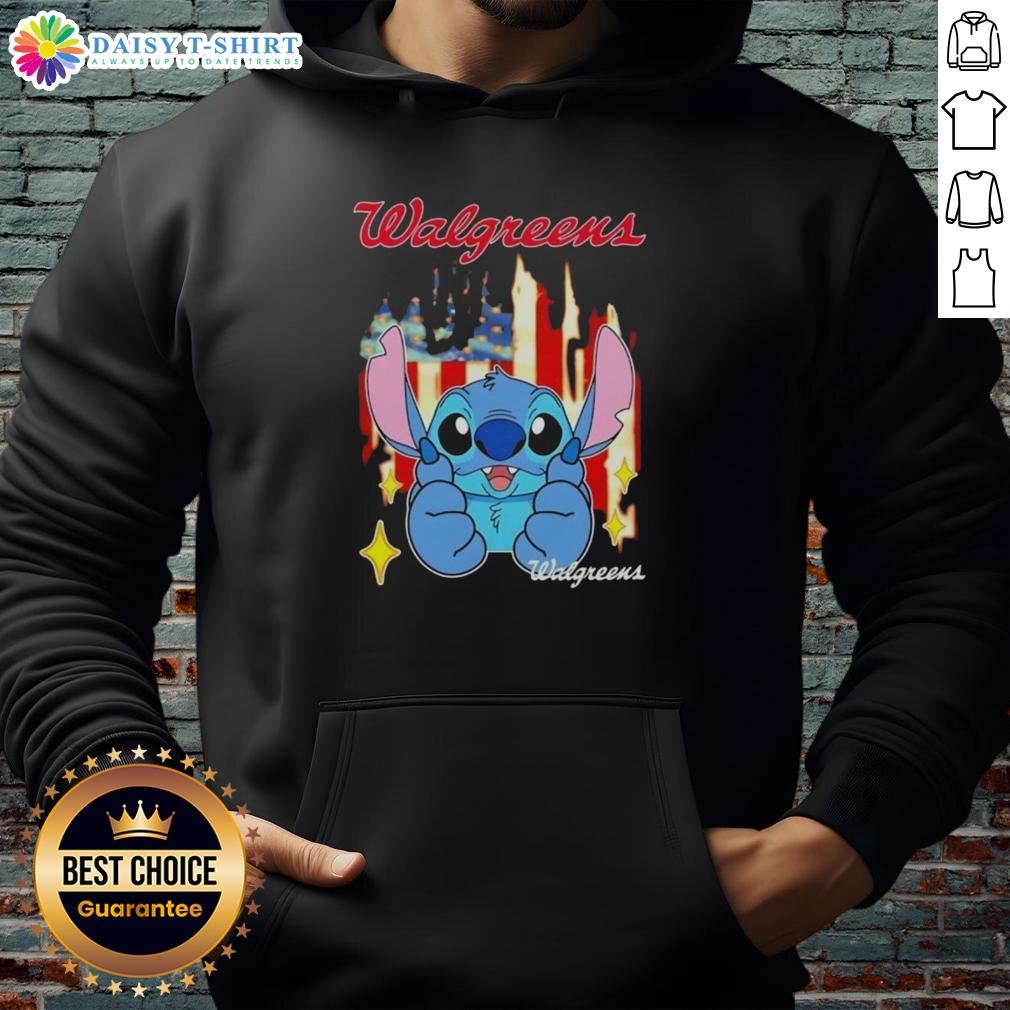 Good Stitch Like Walgreens Usa Flag Hoodie Good Stitch Like Walgreens USA Flag Hoodie featuring vibrant colors and a comfortable fit, perfect for patriotic style.