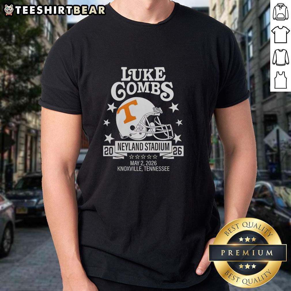 good-tennessee-volunteers-x-luke-gombs-neyland-stadium-26-may-2-2026-knoxville-tennessee-t-shirt-1 Good Tennessee Volunteers X Luke Gombs T-Shirt featuring Neyland Stadium, Knoxville, TN - May 2, 2026 design.