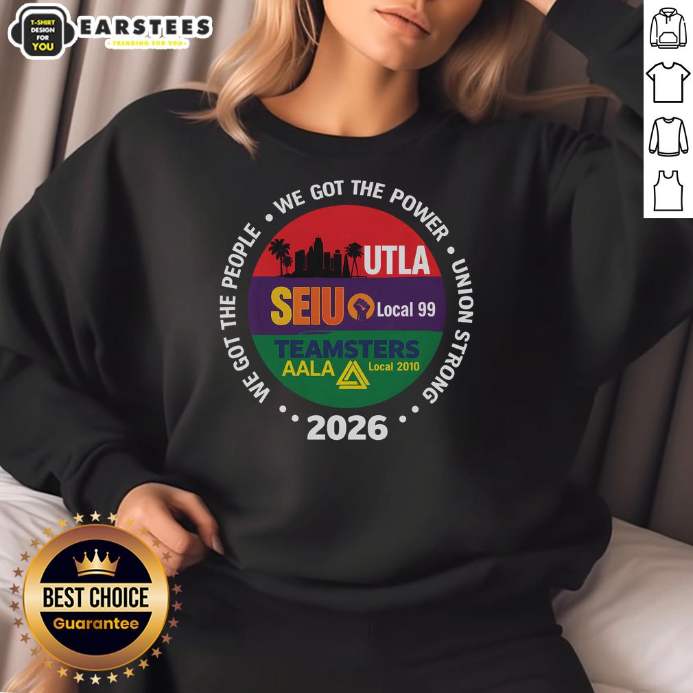 good-utla-seiu-aala-labor-movement-sweatshirt Good Utla Seiu Aala Labor Movement sweatshirt featuring a bold graphic design promoting workers' rights and solidarity.