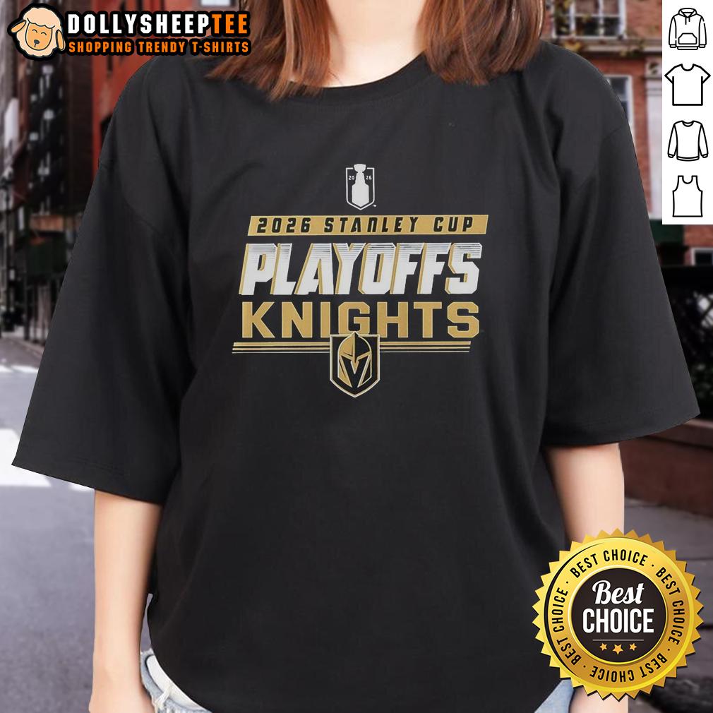 Good Vegas Golden Knights Nhl 2026 Stanley Cup Playoffs Ladies Tee Good Vegas Golden Knights NHL 2026 Stanley Cup Playoffs ladies tee featuring team logo and stylish design for fans.