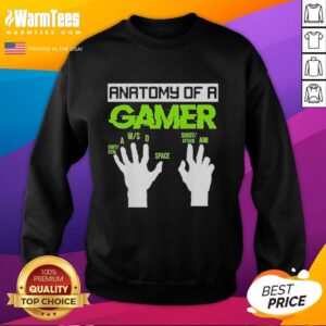 Nice Anatomy Of A Gamer T-Shirt - Image 3